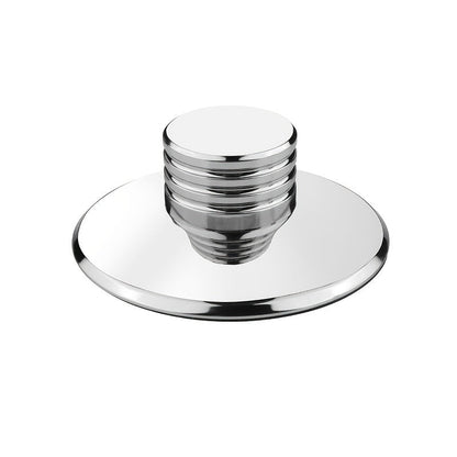 Vinyl Record Weight Stabilizer, 79 mm Metal Turntable Clamp in Solid or Four-Hole Black, Silvery and Golden Options