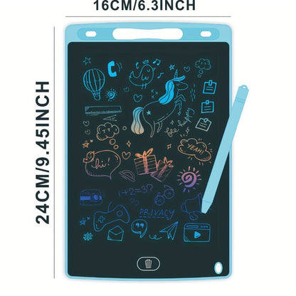 Two-Pack 10-Inch LCD Writing Tablets in Blue and Pink with Matching Styluses and Color-Line Screens