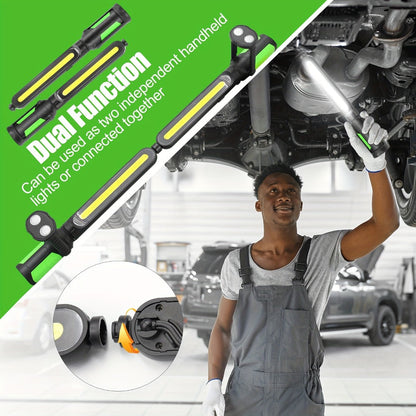 Rechargeable Magnetic LED Work Light with Swivel Hook, Sensor-Control or Standard Floodlight Options