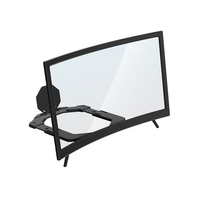 Curved Phone Screen Magnifier with Foldable Stand in 14-Inch Standard or 16-Inch HD Options