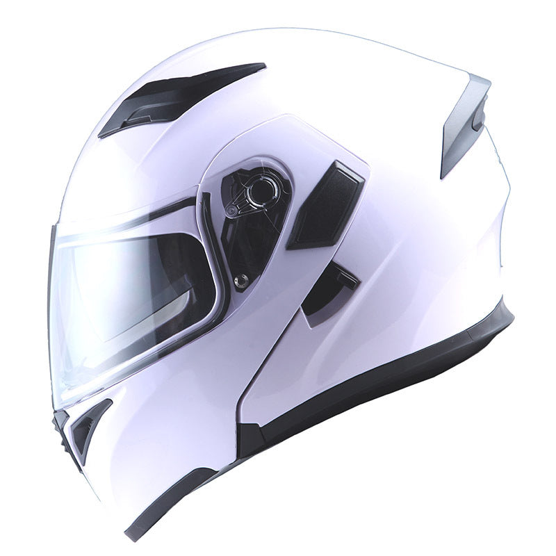 Motorcycle Modular Full Face Helmet Flip Up Dual Visor Inner Smoked Shield Lightweight Aerodynamic Thermoplastic Shell Removable Washable Interior for Men Women, Multiple Colors S M L XL