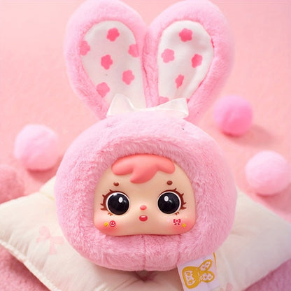 Cute Plush Animal Doll with Big Eyes – Samuel Small Animal Series Stuffed Furry Toy Random Style Soft Huggable Home Decor Desk Ornament Gift for Kids Teens Adults Birthday Valentine Easter Christmas
