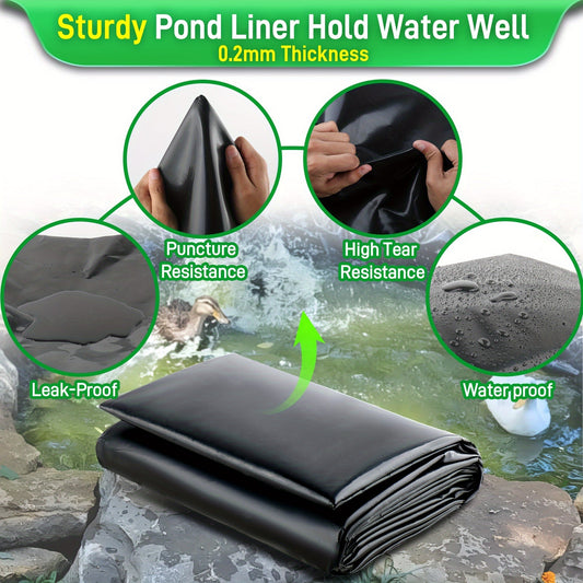 Koi Pond Liner HDPE 13x20FT – Waterproof Fish & Water Garden