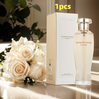 Women's Perfume Spray 100ml - Long Lasting White Musk Sandalwood Vanilla Fragrance | Warm Floral EDP for Dating Daily Wear Parties Gift for Her 3.4oz 1-2pcs