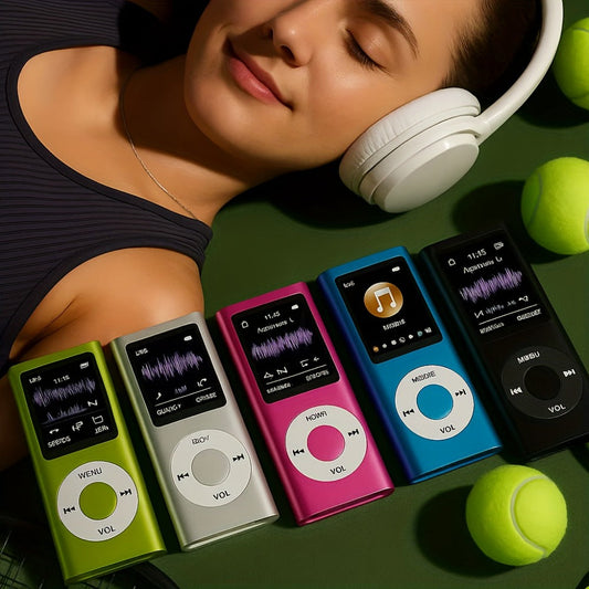 Portable MP3 MP4 Player with 128GB Expandable Storage, Lossless Audio FLAC MP3 WMA APE, Video Playback, E-Book Reader, LCD Screen, Alloy Body, Ideal for Music Travel Offline Listening