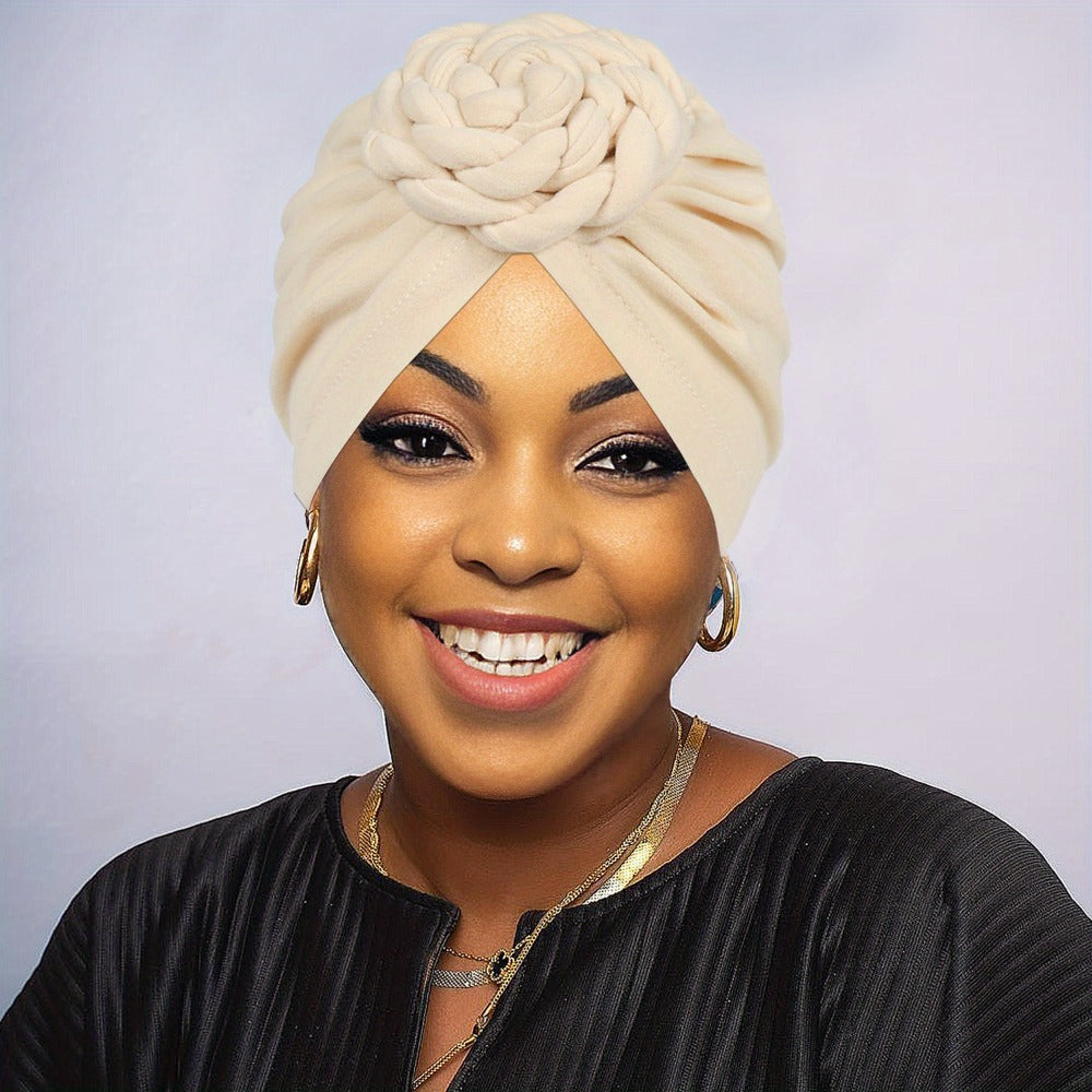 Five-Piece Braided Turban Headband Assortment in the Protected Mixed-Color Checkout Set for Styling