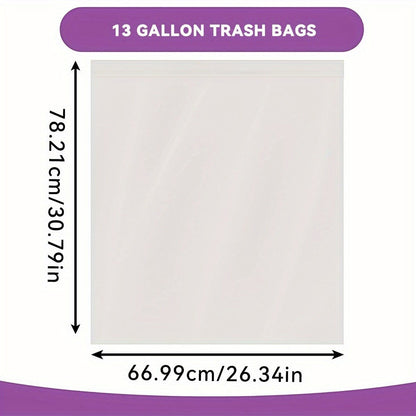 13-Gallon Black or Clear Trash Bags with Standard or Drawstring Styles in 44 to 360-Count Packs