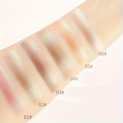 Dual-Color Eyeshadow Stick Set 6pcs Waterproof Smudge-Proof — Highly Pigmented Twist-Up Eye Shadow Pencil Kit, No Brush Needed Easy Blending Matte & Shimmer Eye Makeup for Women & Girls