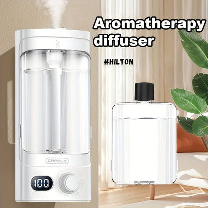 300ml Rechargeable Essential Oil Diffuser with Numeric Display, 100-Level Control Label and One Oil Bottle