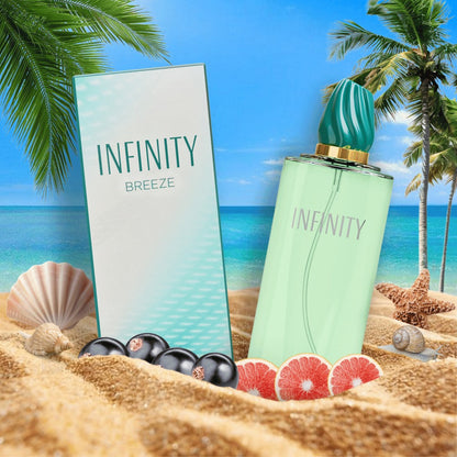 Perfume for Women Sandora Infinity Breeze Eau de Parfum 100ml with Single and Two-Bottle Options