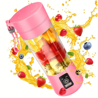 Portable Blender Rechargeable – Mini Personal Juicer for Smoothies, Milkshakes & Juice, USB Charging, Compact & Lightweight for Travel, Outdoor, Camping & Gym, Multiple Capacities & Colors
