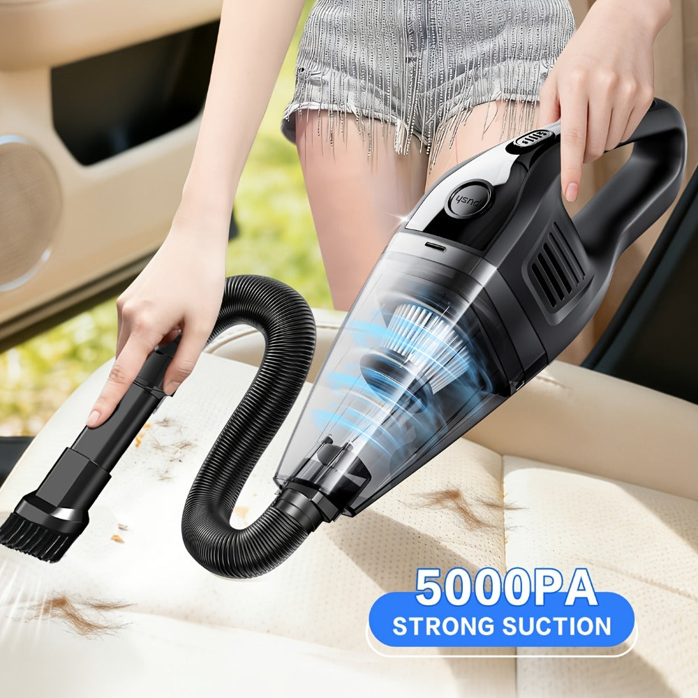 Handheld Vacuum Cleaner with 5KPa Suction, Rechargeable Battery, Crevice Tool and Six Color Bundles