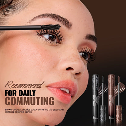 5-Shade Waterproof Colored Mascara for Women — Smudge-Proof Clump-Free Long-Lasting Vivid Formula, Bold Eye Makeup for Stage Cosplay Festival Everyday Wear, Blue Green Pink Purple Black