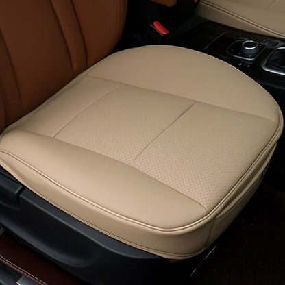 Car Seat Cover Front Cushion with PU Leather, Bamboo Charcoal Strips and 21.5 x 20.5 Inch Size