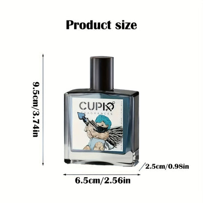 Men's Cologne Cupid Long Lasting Fresh Glamorous Fragrance - Classic Gentleman Masculine Scent 1.7 fl oz 50ml, Daily Wear Date Night Christmas Birthday Gift for Him
