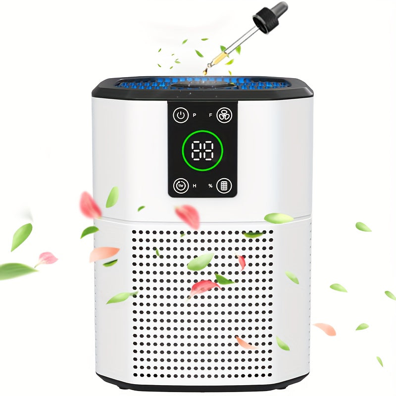 Air Purifier with ULPA Filter, Four Modes, Nine Timer Settings, Sleep Mode and Single or Two-Unit Options