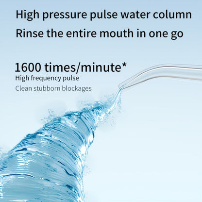Water Flosser Portable Three-Mode Design with USB Charging, Brush Head Attachment and Three Color Options