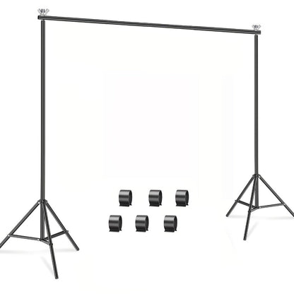 9x6.5ft Rectangular Backdrop Stand Adjustable Metal Background Stand for Wedding Ceremony Balloon Arch Photo Studio Birthday Anniversary Bridal Shower Party Decoration