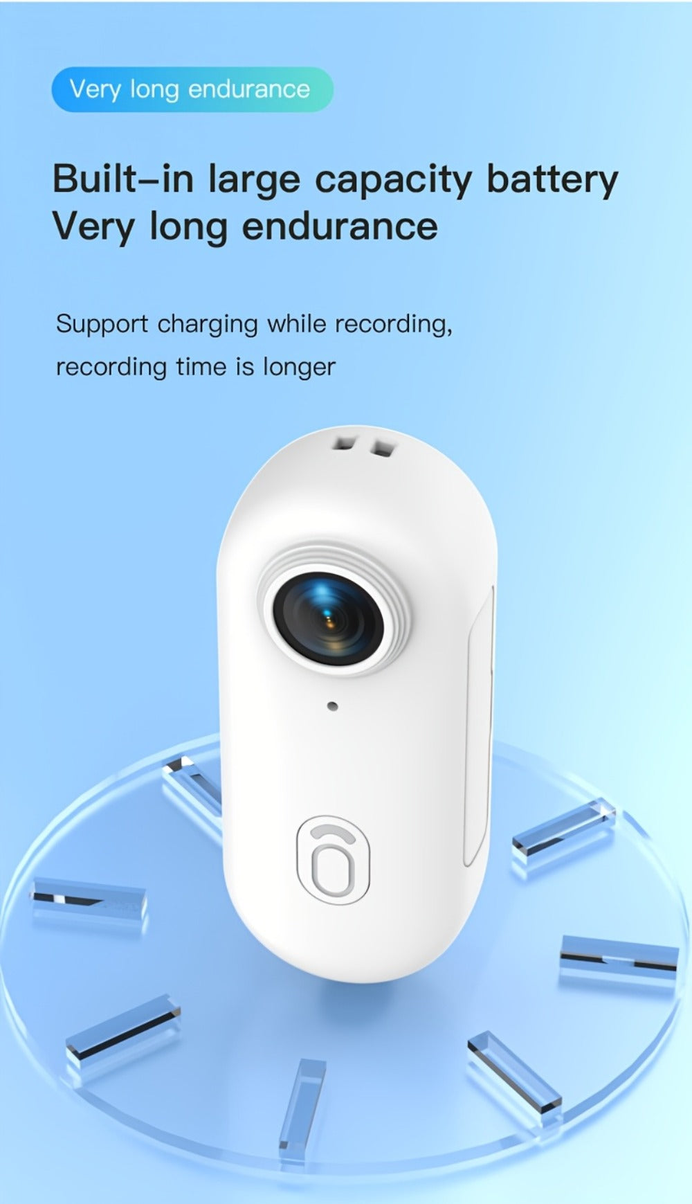 H265-Labeled Thumb Action Camera with 1080P or 4K Options, Magnetic Mount and Three Accessory Bundles