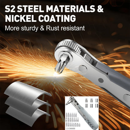 Precision Magnetic Screwdriver Bit Set in 30-, 51- or 55-Piece Configurations with Storage Case
