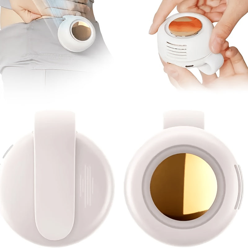 Clip-On Neck Fan in Pink, Green or White with Display and One- or Two-Piece Checkout Options