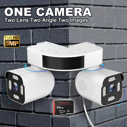 5MP Dual Lens PTZ WiFi Security Camera 360° with AI Motion Detection – Xparkin Full Color Night Vision, Sound & Motion Alerts, Easy Install for Home, Hotel & Commercial Use