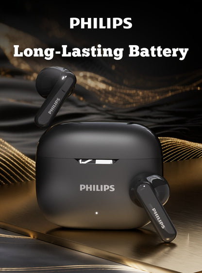 Wireless Earbuds Philips TAT1220 Bluetooth 6.0 with ANC, 360° Sound, Touch and Type-C in Two Colors