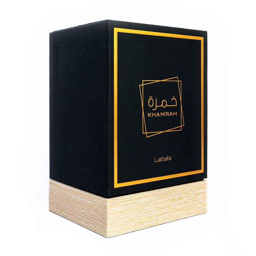 Unisex Perfume Lattafa Khamrah Eau de Parfum with Cinnamon, Vanilla and Amber in Two Formats