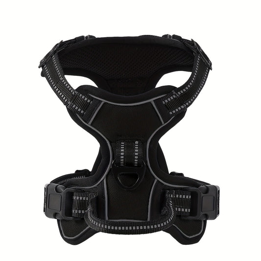 No Pull Dog Harness with Front Clip & Handle – Heavy Duty Reflective Vest for Small Medium Large Dogs Walking Training