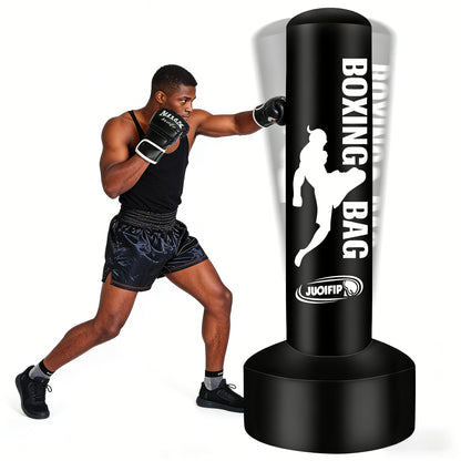 69-Inch Freestanding Inflatable Punching Bag with Fillable Base for Indoor or Outdoor Fitness Training