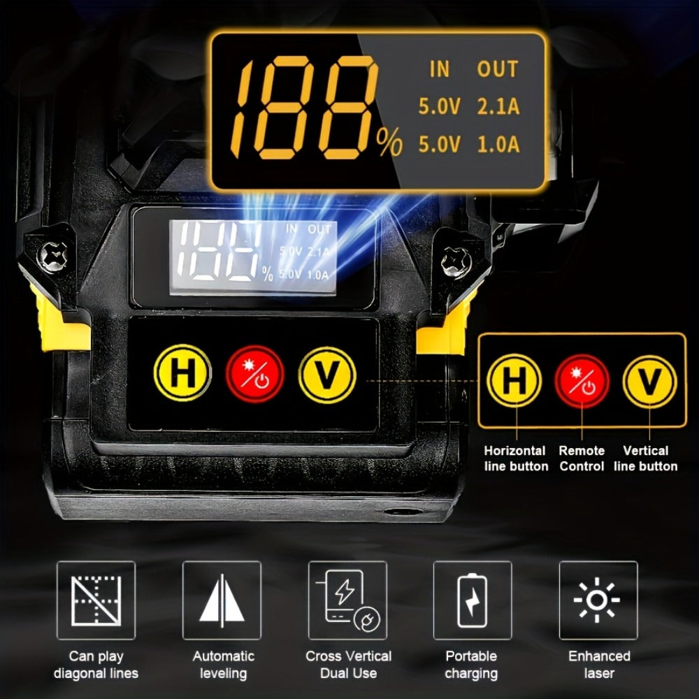 16-Line-Labeled Laser Level Kits in Five Packages with Tripod and No-Tripod Checkout Options