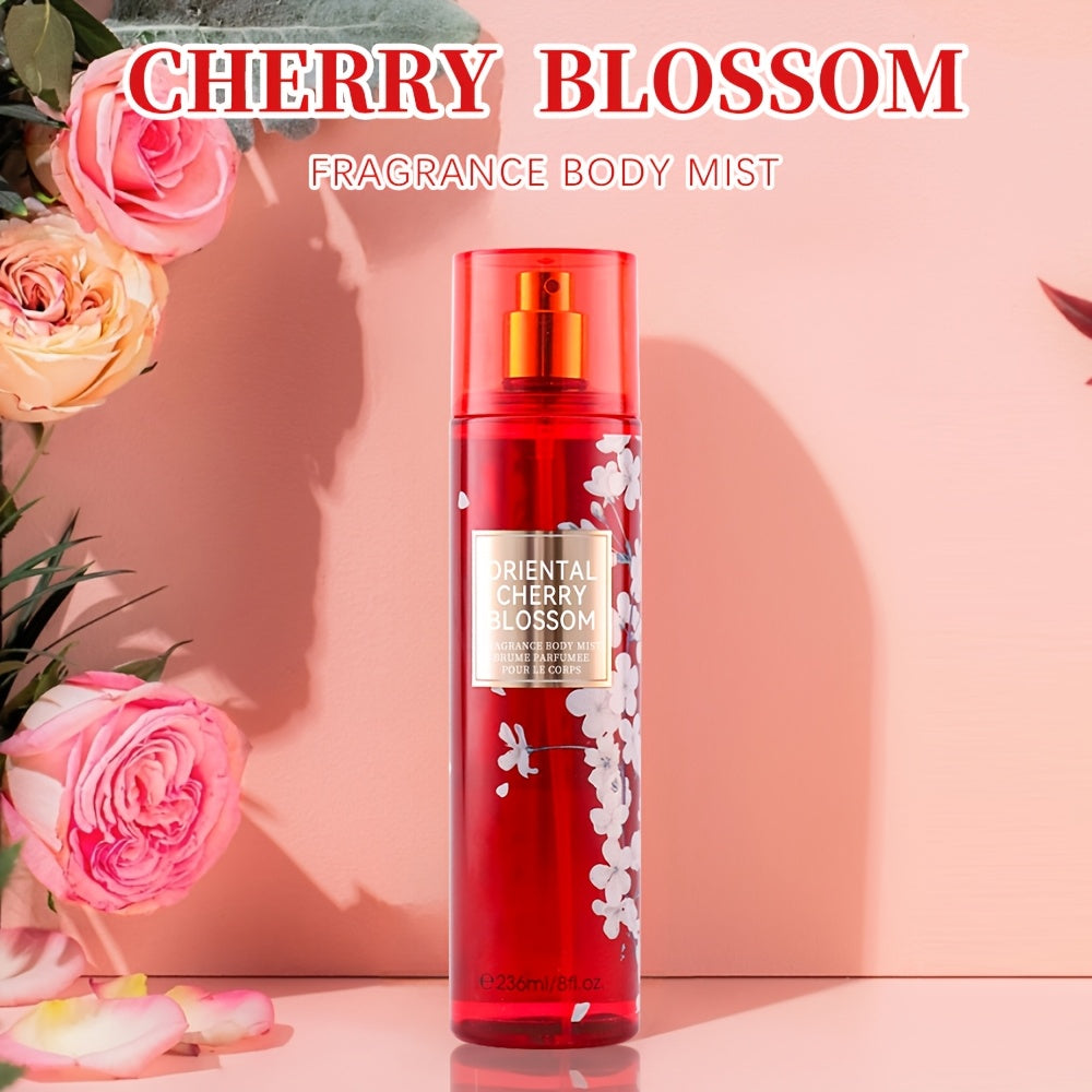 Floral and Fruit Body Mist Spray, 8 fl oz / 236ml in Fourteen Exact Scent Options for External Body Use