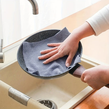 Thirty-Piece Tear-Off Microfiber Cleaning Cloth Roll in Pink, Grey, Lake Blue or Pea Green
