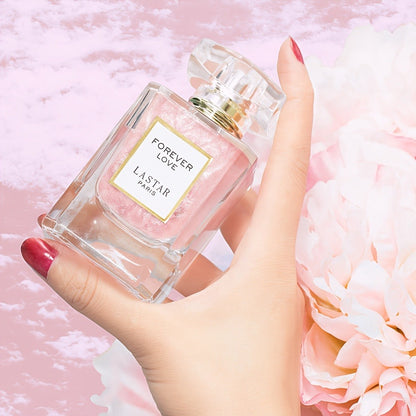 LASTAR Forever Love Shimmer Pink Eau de Parfum Spray, 55ml Bottle with Floral and Fruity Scent Profile