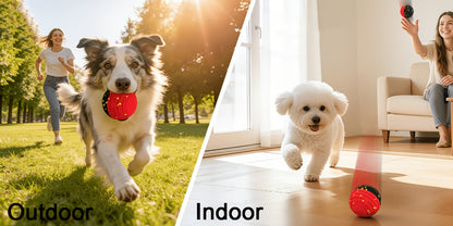 Remote-Controlled Interactive Dog Toy Ball – Self-Rolling Bouncing Ball for Small, Medium & Large Dogs | Indoor & Outdoor Use