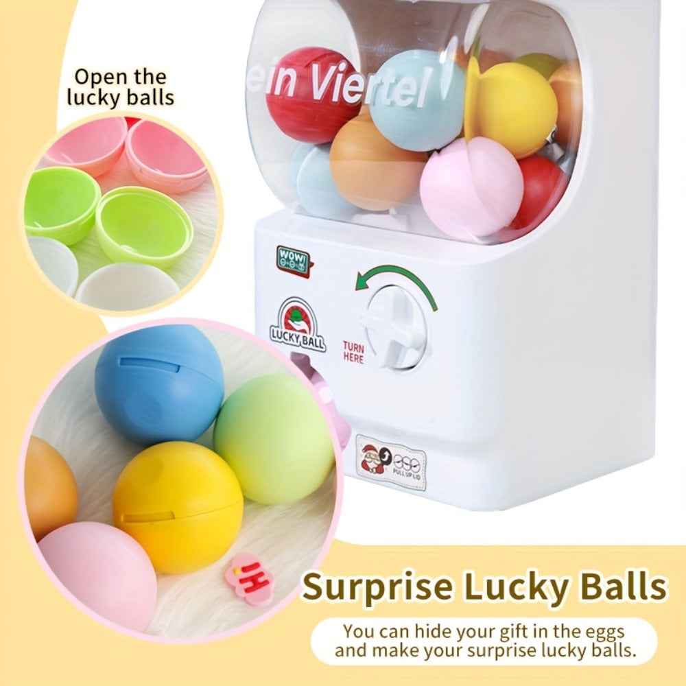 Gachapon Machine for Home – Mini Capsule Toy Vending Machine Novelty Gift for Kids Adults Couples Anniversary Birthday Party Christmas