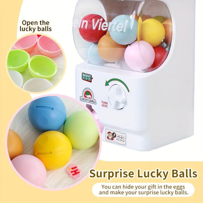 Gachapon Machine for Home – Mini Capsule Toy Vending Machine Novelty Gift for Kids Adults Couples Anniversary Birthday Party Christmas