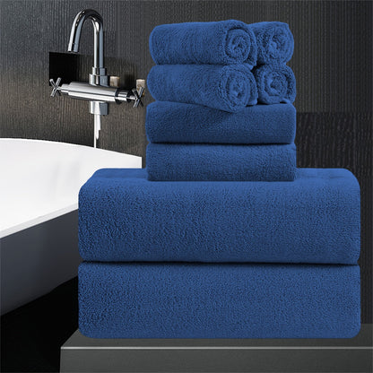 Extra Large Bath Towel Set 8 Piece 750GSM 35x70 Inch - Ultra Soft Luxury Thick Lightweight Highly Absorbent Fast Dry Oversized Bath Sheet | 15 Colors | Bathroom Gym Daily Use Adult