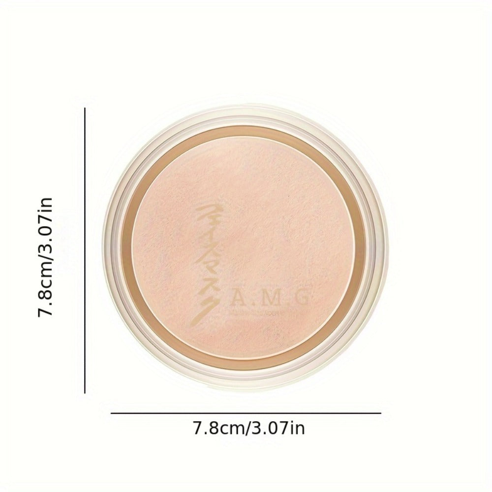 Oil Control Setting Powder Kit with Concealer Puff & Brush — Wet & Dry Dual Formula, Water-Resistant extended-wear Matte Finish Face