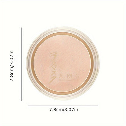 Oil Control Setting Powder Kit with Concealer Puff & Brush — Wet & Dry Dual Formula, Water-Resistant extended-wear Matte Finish Face