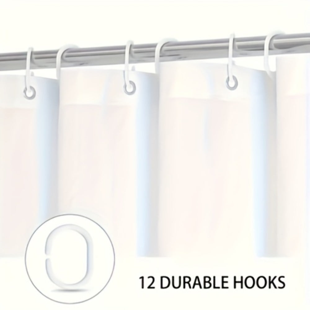 Sea Star and Shell Shower Curtain with One-Piece or Four-Piece Bathroom Set Checkout Options