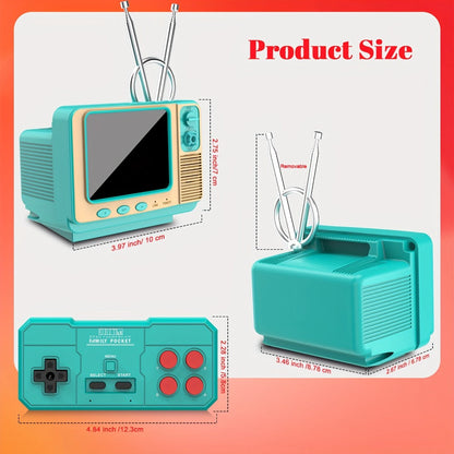 2-Player Retro Game Console with 3.0" Screen & AV TV Output – Portable Handheld Gaming System for Kids & Adults, Classic Video Game Player, Best Family Gift for Birthday & Holiday