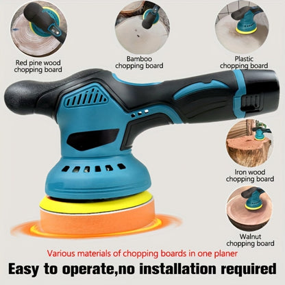 Cordless Car Polisher Buffer Machine – 8-Speed 5000 RPM Orbital Polishing Machine with 6" Pad, Rechargeable Battery & Charger for Car Detailing & Scratch Removal