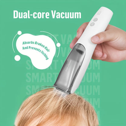 Electric Hair Clipper with Automatic Suction & USB Rechargeable — Mess-Free Self-Cutting Cordless Trimmer, Portable Vacuum Hair Catcher, Professional Home Haircut Kit for Men & Women