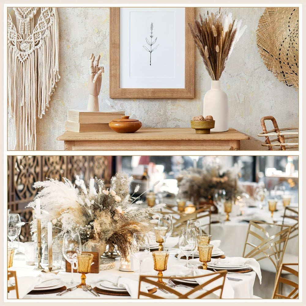 Neutral Pampas Grass and Reed Bouquet in 126 or 400-Piece Options with Trim-to-Length Stems