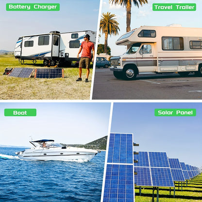 Solar Panel Extension Cable 14AWG – Tinned Copper MC4 Connector Wire for RV, Camper & Off-Grid Solar Systems | 30FT or 40FT