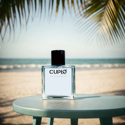 Men's Cologne CUPID 2.0 50ml Spray in Clear Square Glass Bottle with Black Cap and Single 1.69oz Selection