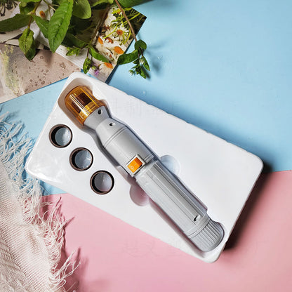 Pet Nail Grinder Silent & Painless – Manual No-Battery Dog & Cat Nail Trimmer, Quiet Claw Grinding & Polishing Tool for Professional Home Grooming, Grey (1pc)