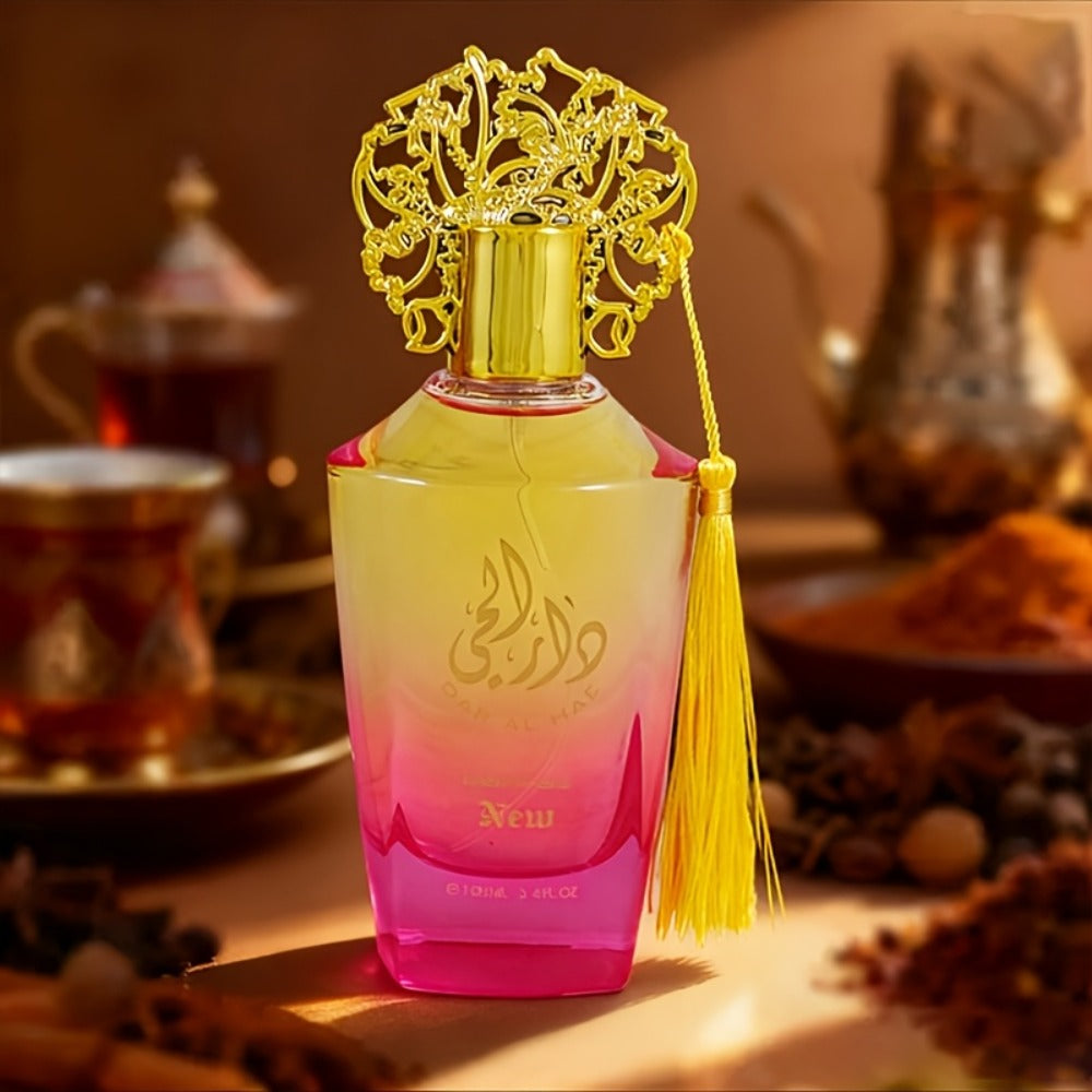 Arabic Perfume for Women 3.4 oz - Luxury Middle Eastern Eau de Parfum Spray, Long-Lasting Fruity Oriental Fragrance, Arabic Name Design, Ideal Gift for Valentine's Day, Christmas & Celebrations