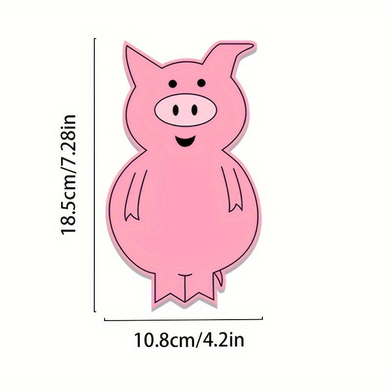 Elephant and Piggie Hand Puppets Plush Stuffed Animal Props for Storytelling, Classroom Teaching & Role Play, Interactive Read-Aloud Toy for Kids Toddlers, Birthday Gift – Pink Animal & Baby Elephant